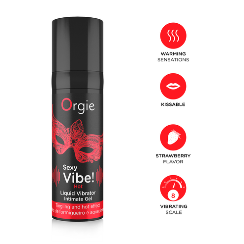Жидкий вибратор "Orgie Sexy Vibe Hot Vibrator"  